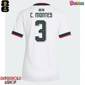 Mexico Cesar Montes #3 Udebanetrøje Dame VM 2026 Kort ærmer